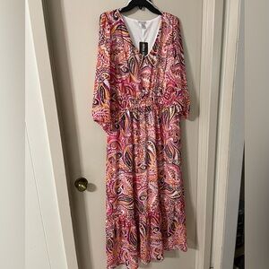 Maxi dress perfect for spring, Easter or Mother’s Day.